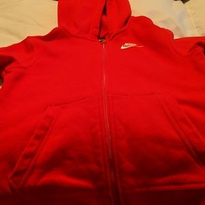 Nike full zipper boy hoodie M